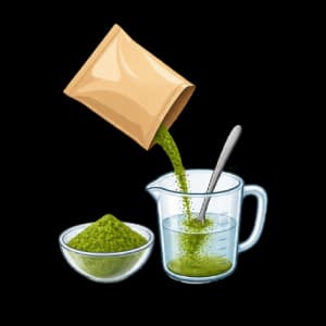 Mix dosa premix with water